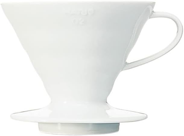 ハリオ 1～4杯用 Ｖ60 セラミック透過ドリッパー ＷＨ