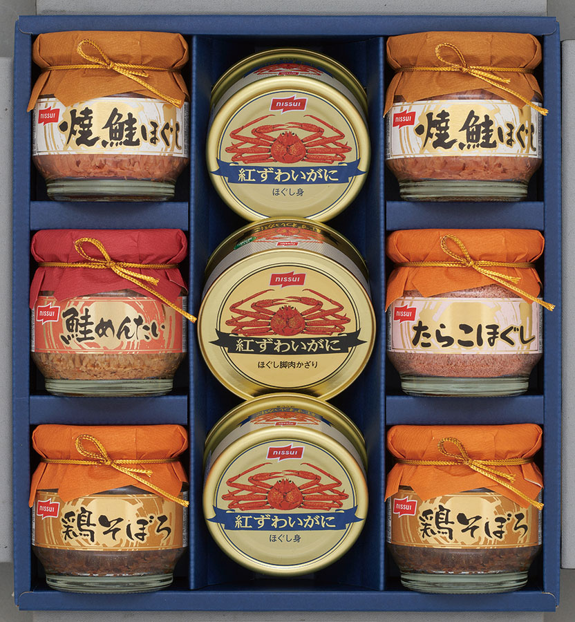 ニッスイ　紅ずわいがに缶詰・瓶詰ギフト
