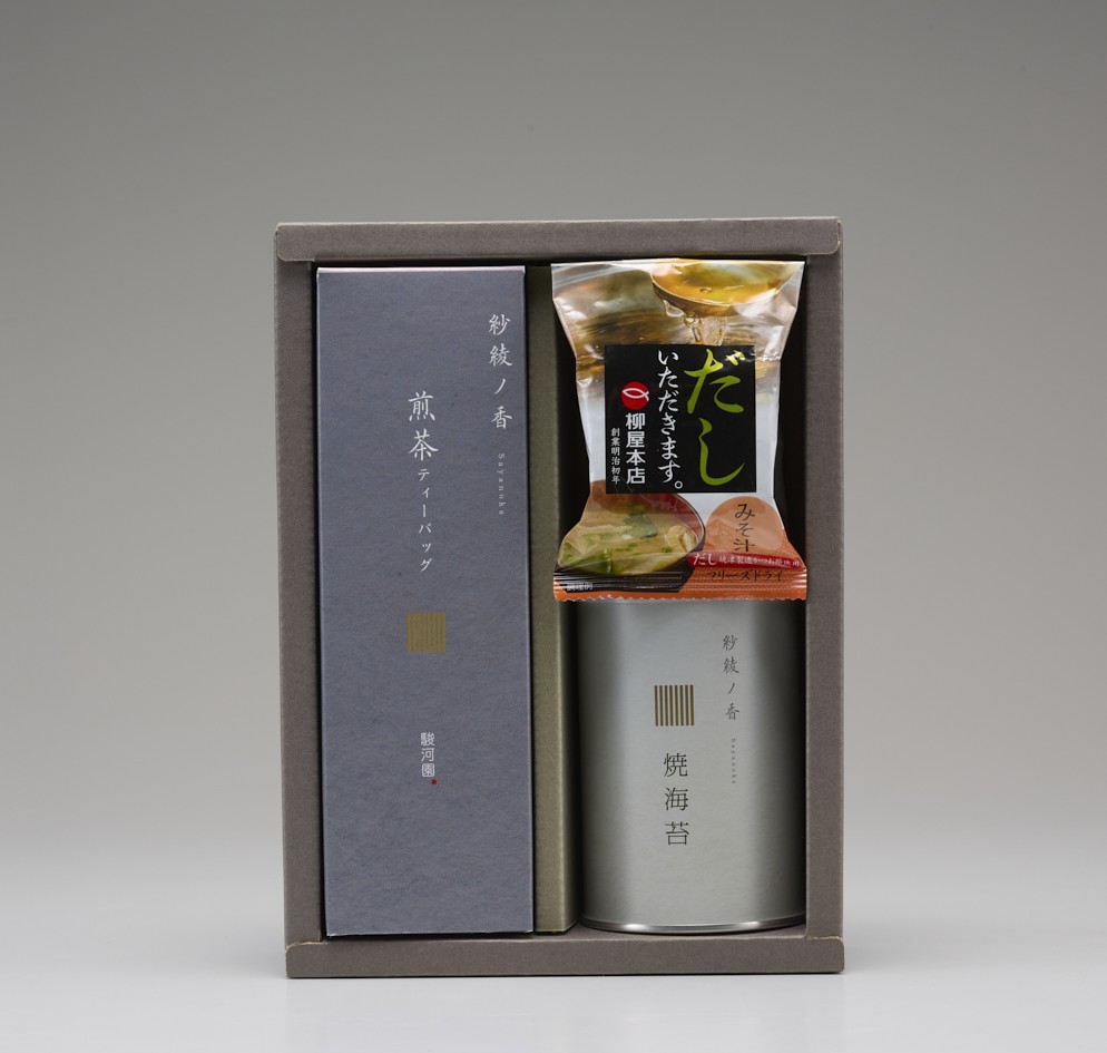 <紗綾ノ香> 焼海苔･煎茶TB･味噌汁詰合せ